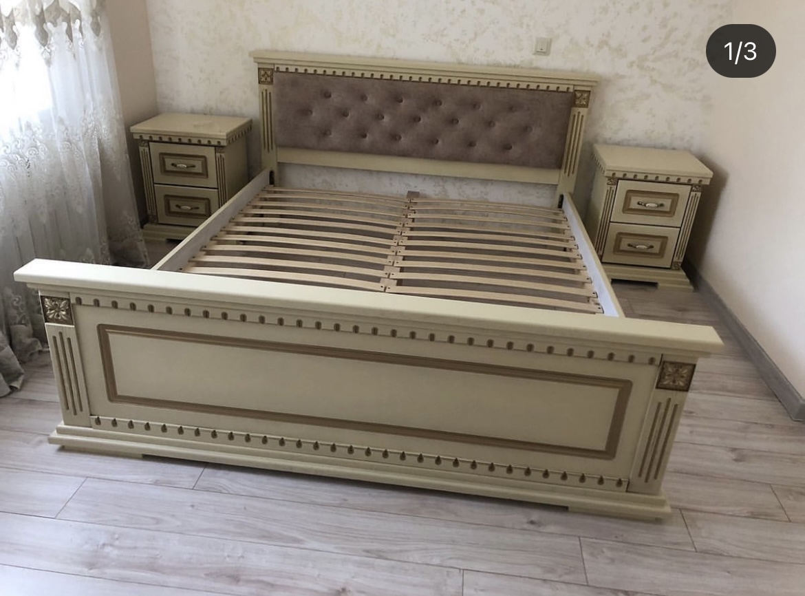 Ліжко із натурального дерева Закарпаття від виробника